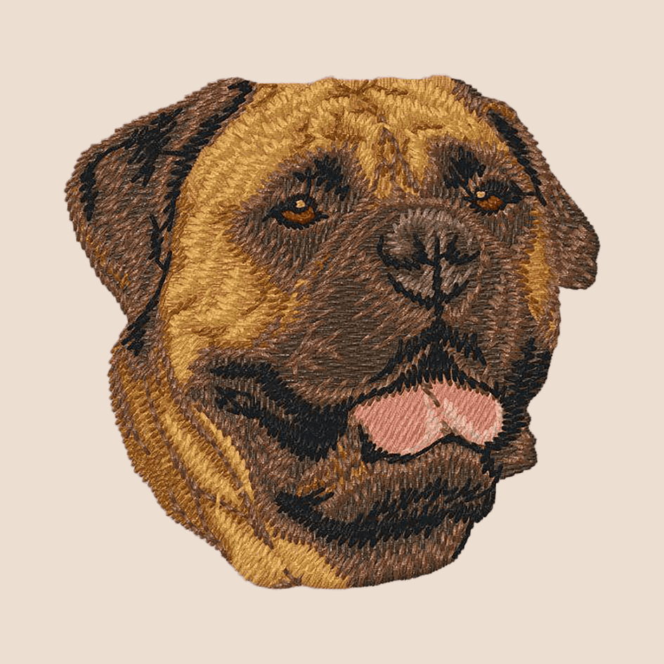 Bullmastiff Embroidered Tote