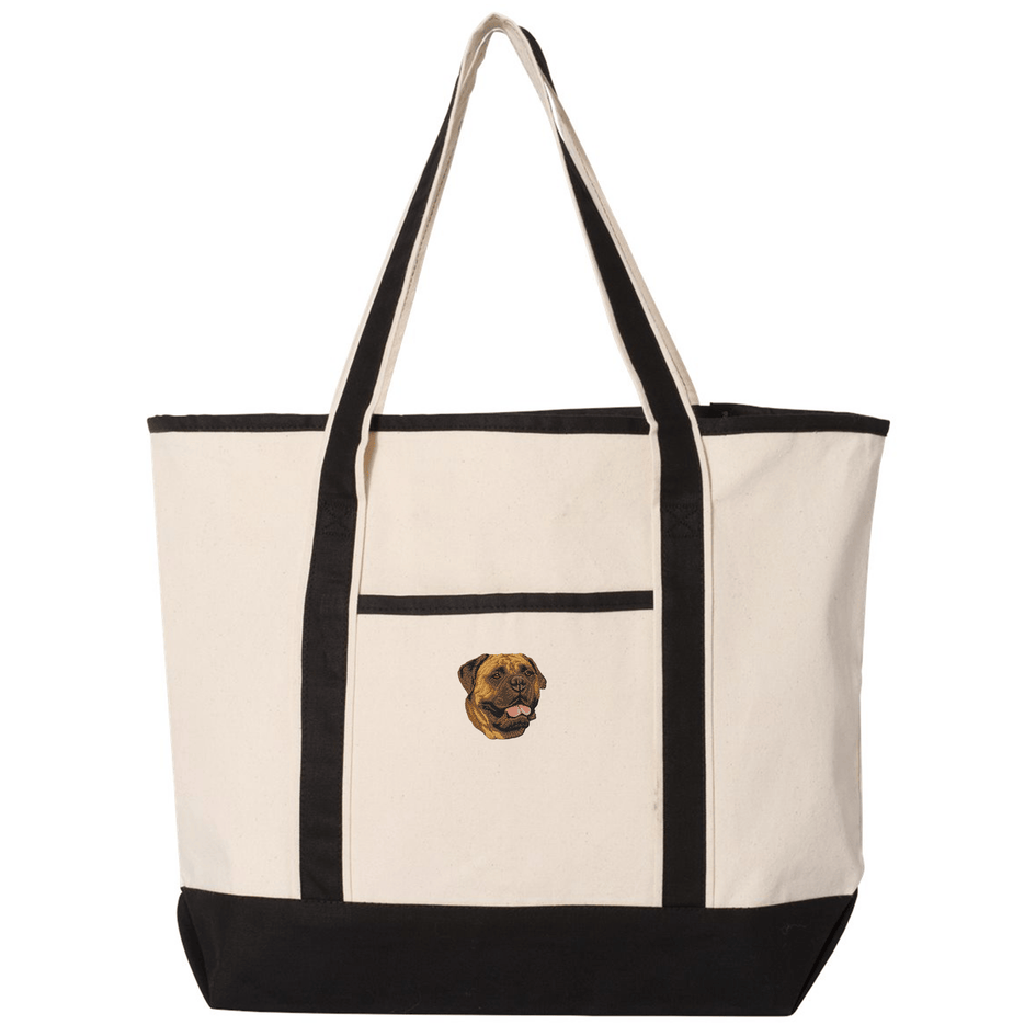 Bullmastiff Embroidered Tote