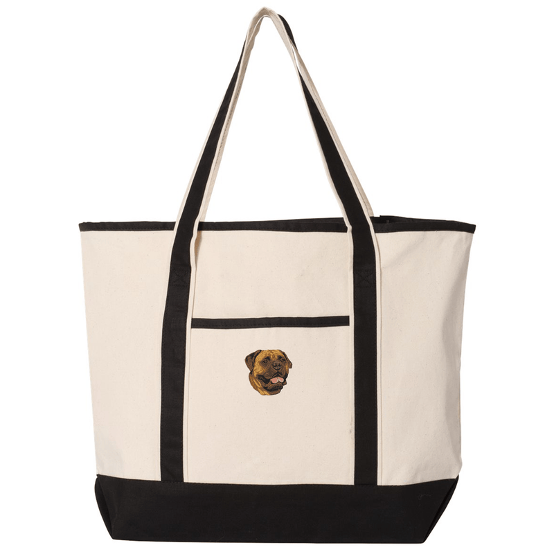Bullmastiff Embroidered Tote