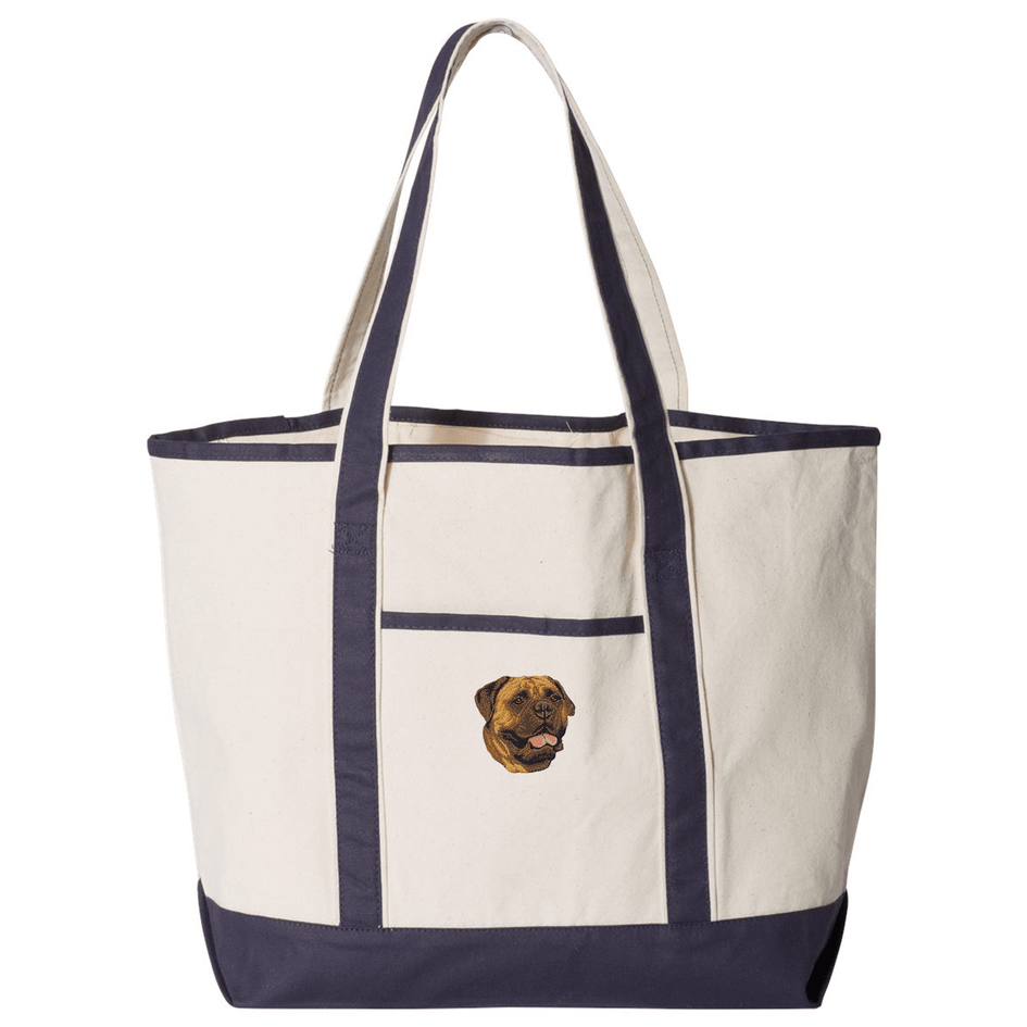 Bullmastiff Embroidered Tote
