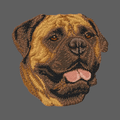 Bullmastiff Embroidered Women's Fleece Jacket