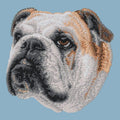 Bulldog Embroidered Sweatshirt Hoodie