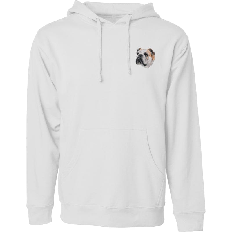 Bulldog Embroidered Sweatshirt Hoodie