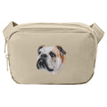 Bulldog Embroidered Crossbody Bag