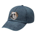 Bulldog Embroidered Baseball Cap
