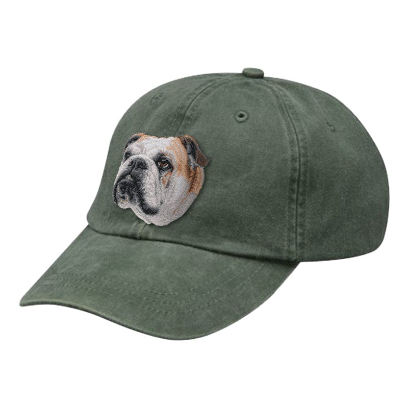 Bulldog Embroidered Baseball Cap