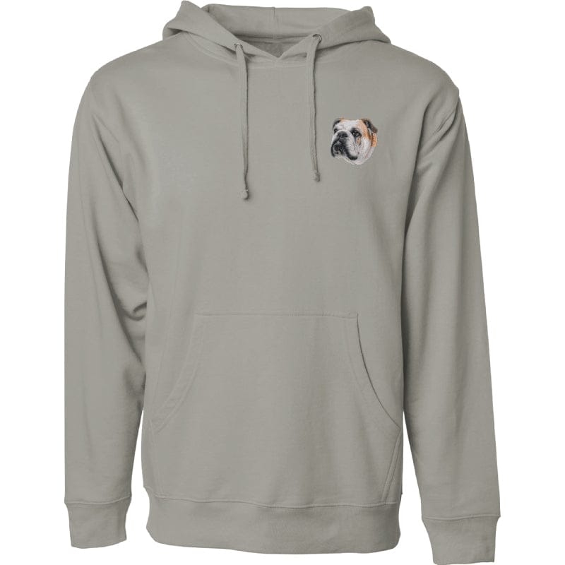 Bulldog Embroidered Sweatshirt Hoodie