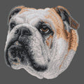 Bulldog Embroidered Men's Fleece Jacket