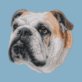 Bulldog Embroidered Classic Long Sleeve Shirt