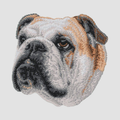 Bulldog Embroidered Classic Long Sleeve Shirt