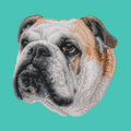 Bulldog Embroidered Baseball Cap