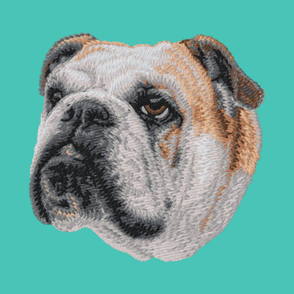 Bulldog Embroidered Baseball Cap
