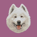 Samoyed Embroidered Classic Long Sleeve Shirt