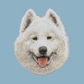Samoyed Embroidered Sweatshirt Hoodie