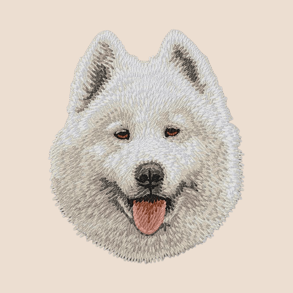 Samoyed Embroidered Tote