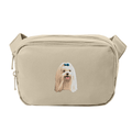 Maltese Embroidered Crossbody Bag