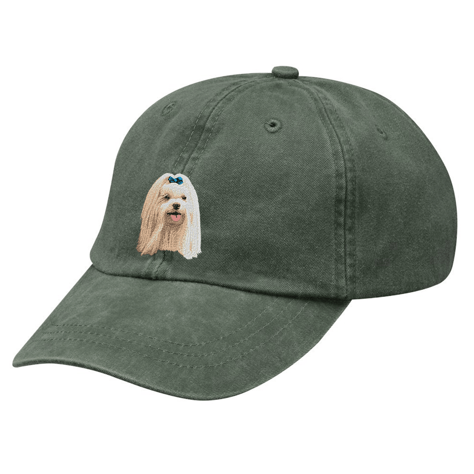 Maltese Embroidered Baseball Cap