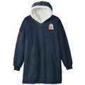 Maltese Embroidered Wearable Blanket