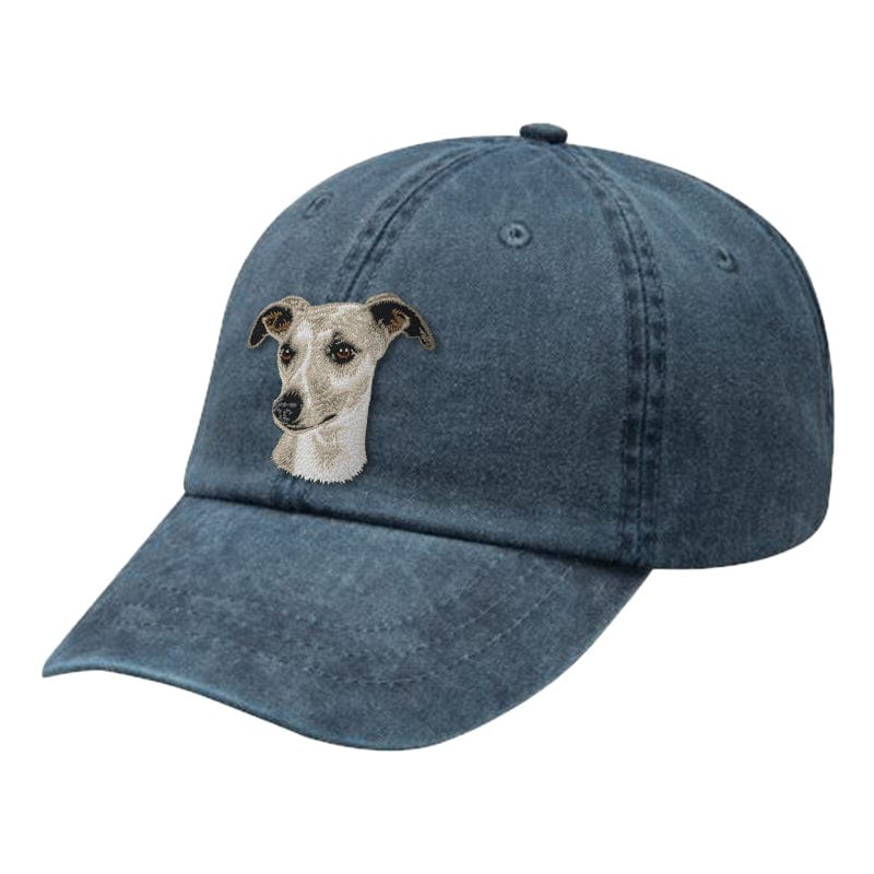 Whippet Embroidered Baseball Cap