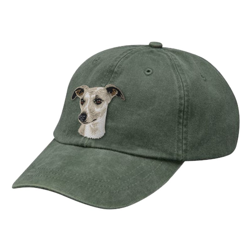 Whippet Embroidered Baseball Cap