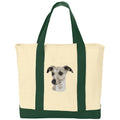 Whippet Embroidered Tote
