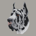 Great Dane Embroidered Sweatshirt Hoodie