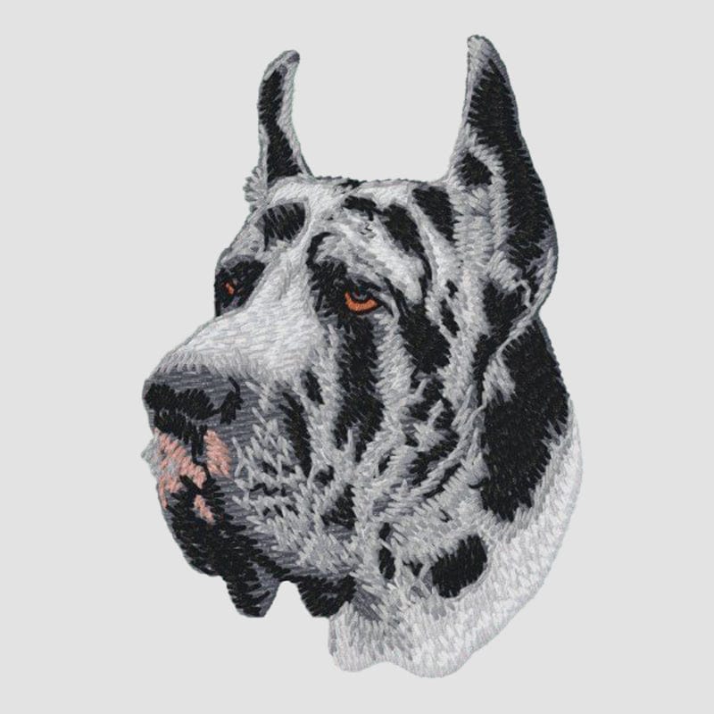 Great Dane Embroidered Sweatshirt Hoodie
