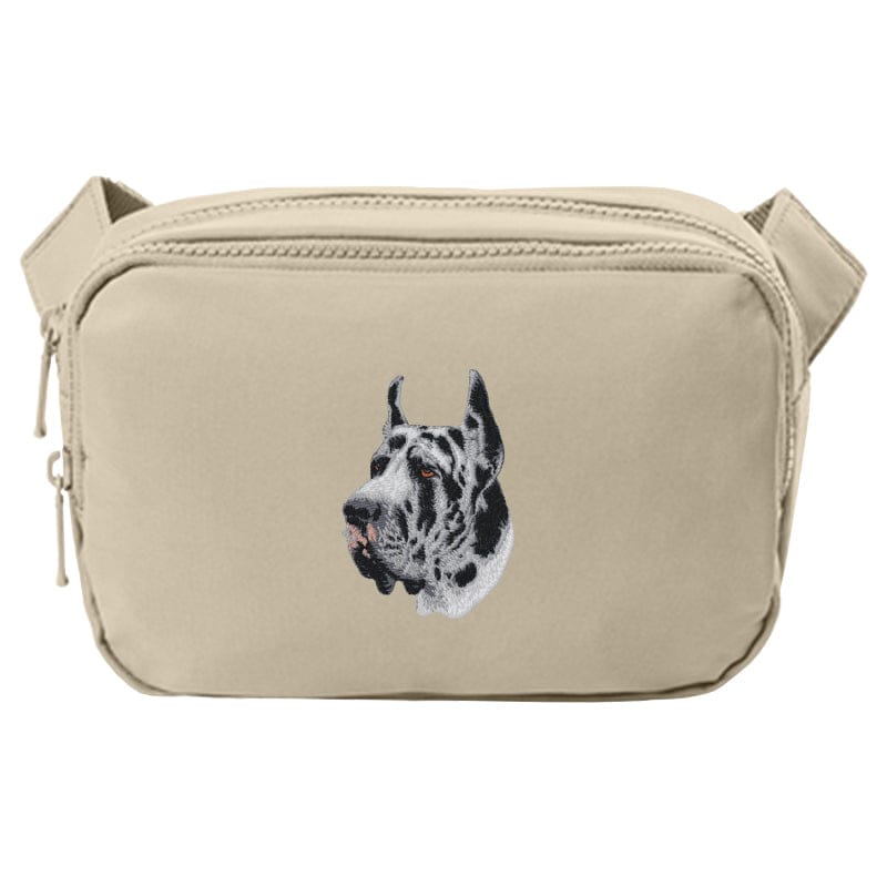 Great Dane Embroidered Crossbody Bag