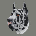 Great Dane Embroidered Wearable Blanket