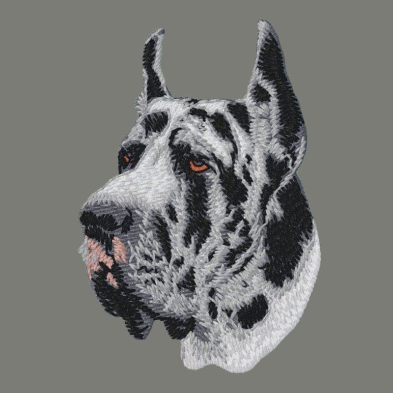 Great Dane Embroidered Wearable Blanket