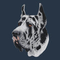 Great Dane Embroidered Wearable Blanket