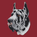 Great Dane Embroidered Wearable Blanket