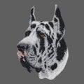 Great Dane Embroidered Women's Fleece Jacket
