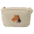 Airedale Terrier Embroidered Crossbody Bag