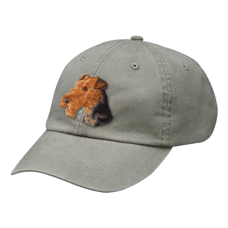Airedale Terrier Embroidered Baseball Cap