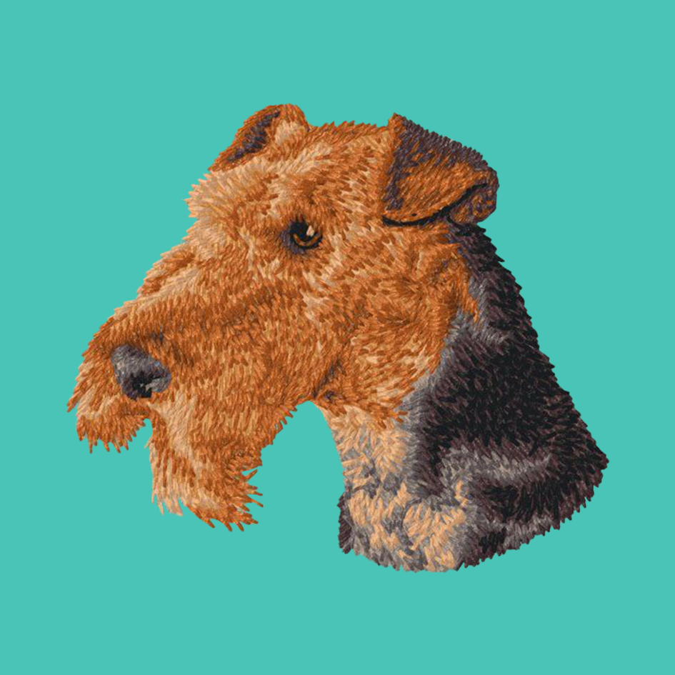 Airedale Terrier Embroidered Baseball Cap