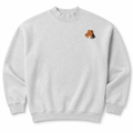 Airedale Terrier Embroidered Mock Neck Sweatshirt