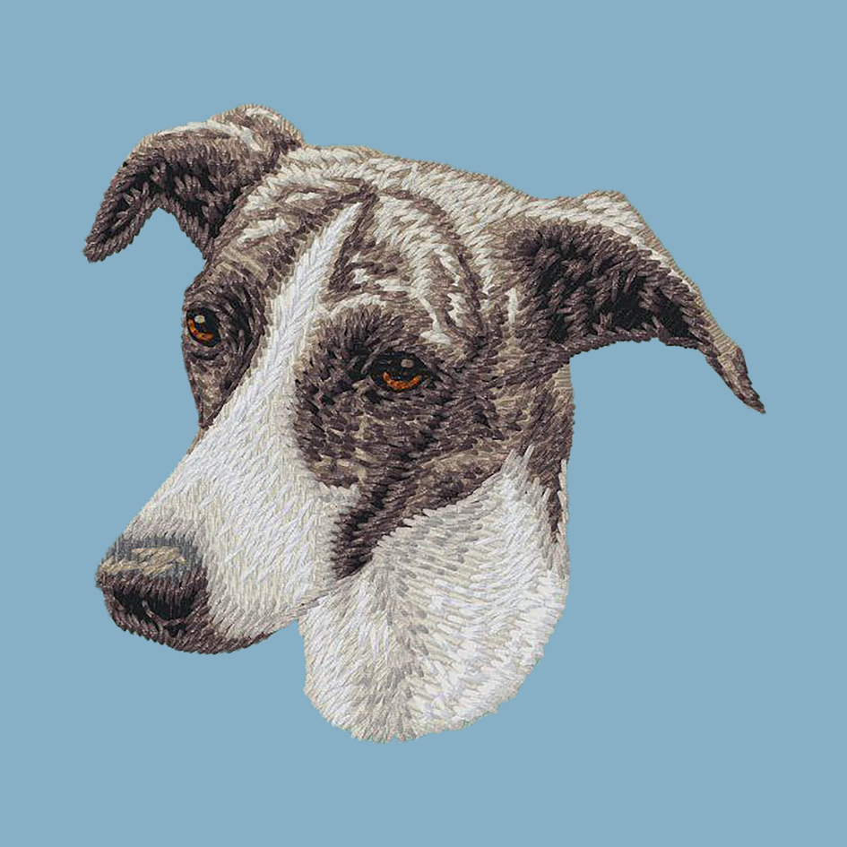 Greyhound Embroidered Classic Long Sleeve Shirt