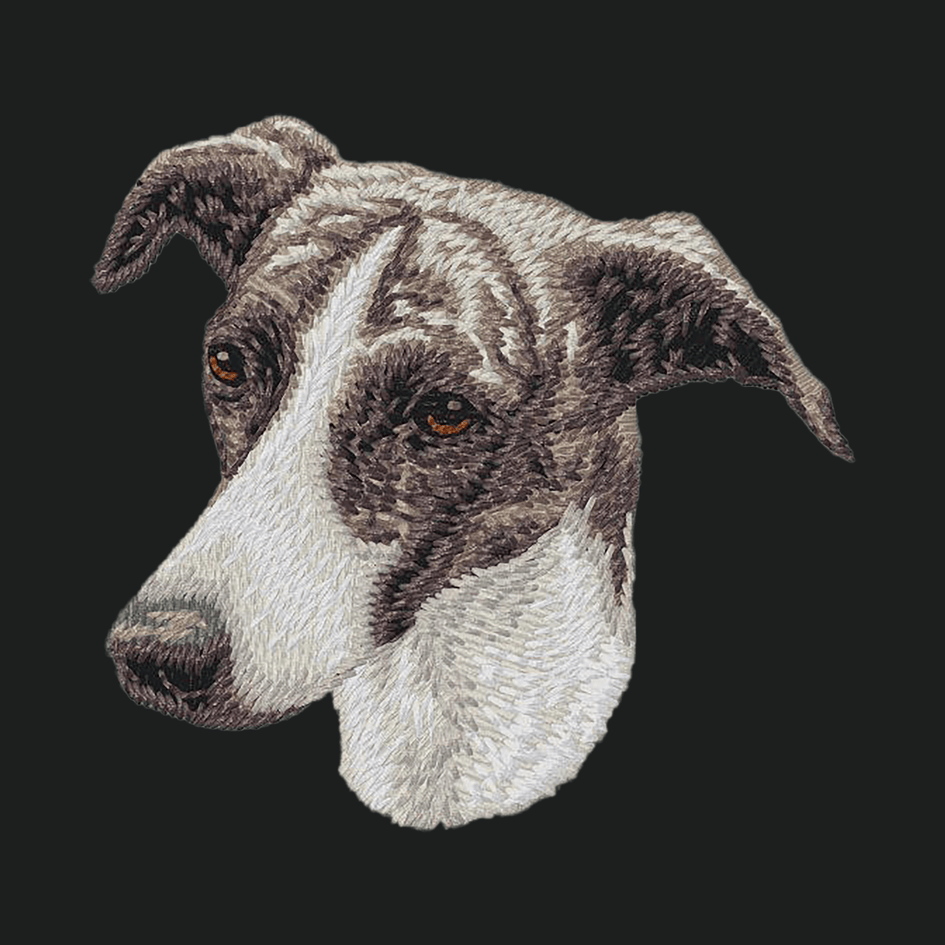 Greyhound Embroidered Crossbody Bag