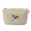 Greyhound Embroidered Crossbody Bag