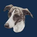 Greyhound Embroidered Men's Denim Shirt
