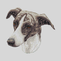 Greyhound Embroidered Mock Neck Sweatshirt