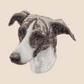 Greyhound Embroidered Tote