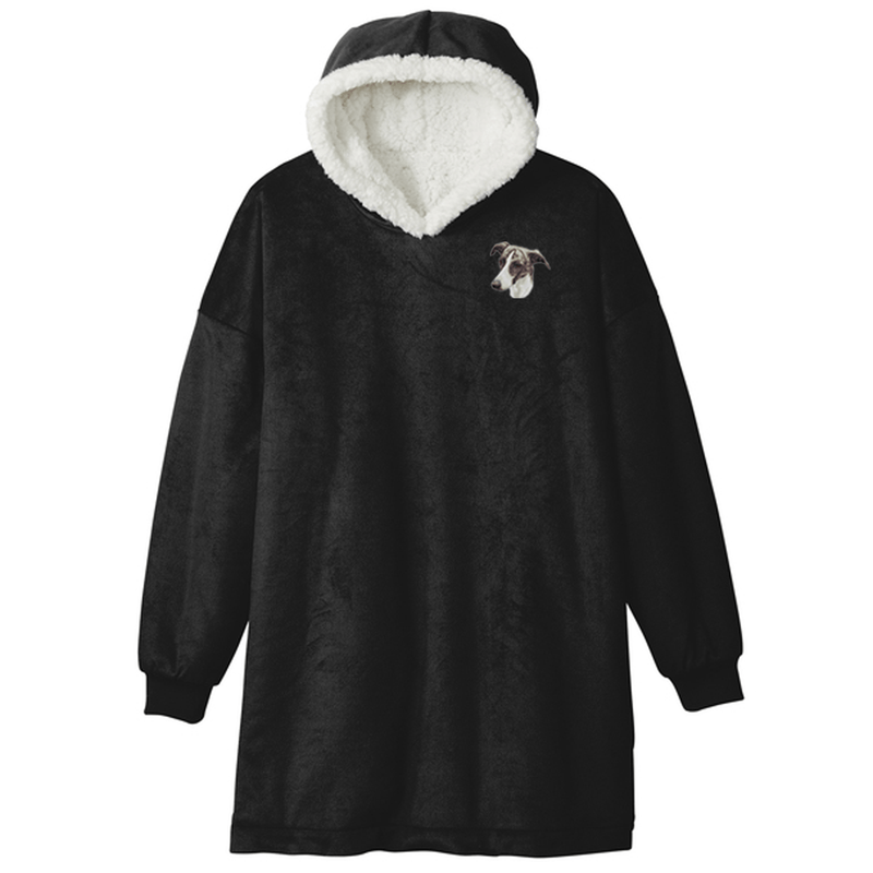 Greyhound Embroidered Wearable Blanket