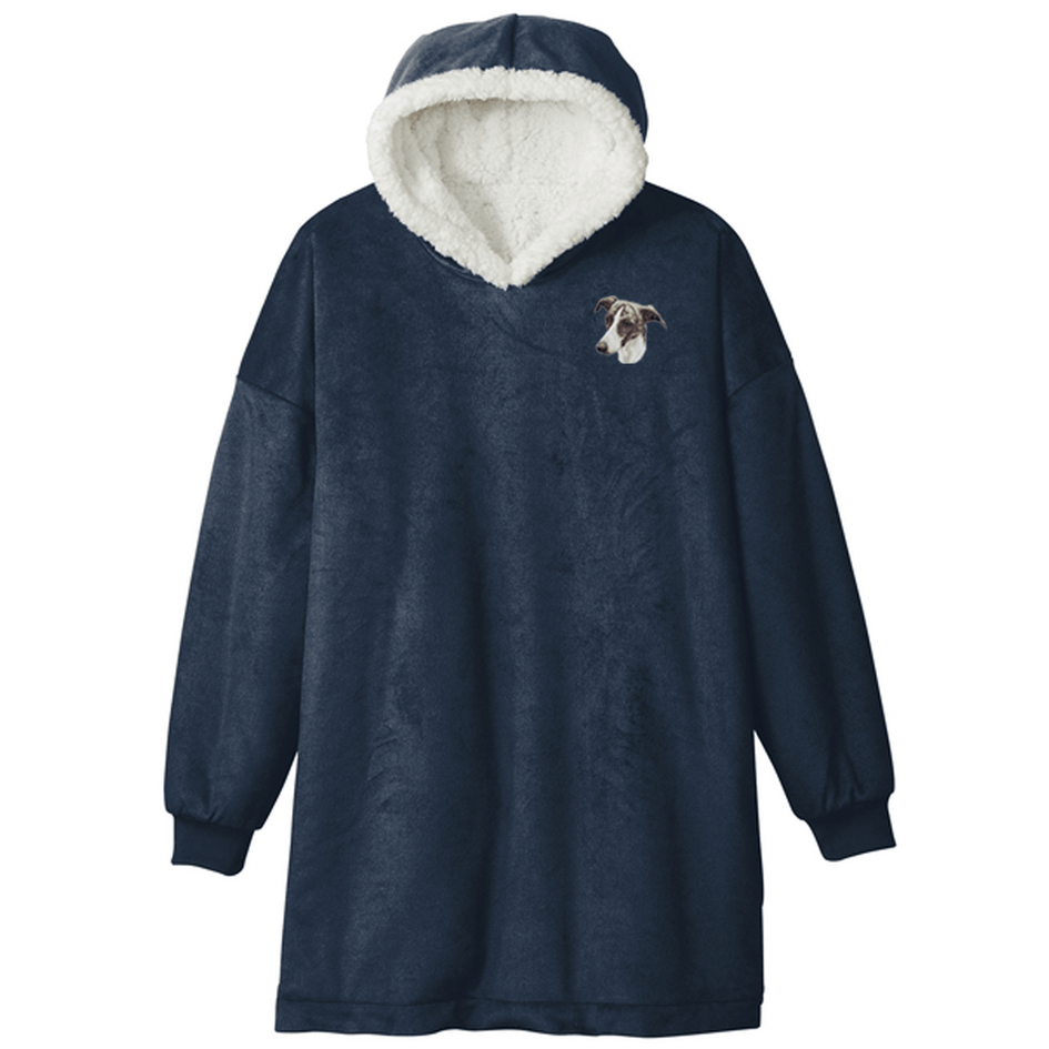 Greyhound Embroidered Wearable Blanket