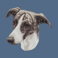 Greyhound Embroidered Women's Denim Shirt
