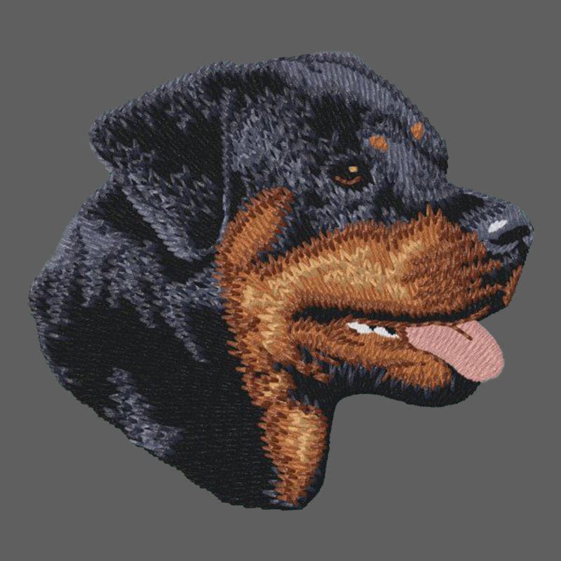 Rottweiler Embroidered Women's Fleece Jacket