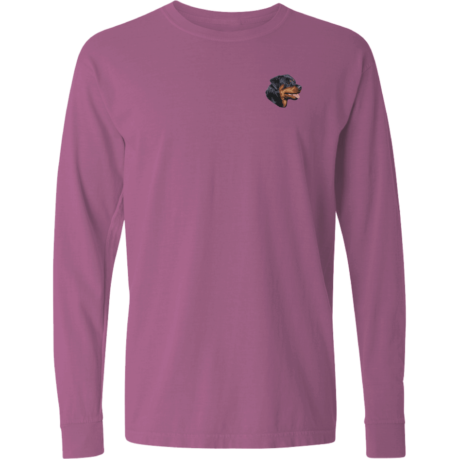 Rottweiler Embroidered Classic Long Sleeve Shirt