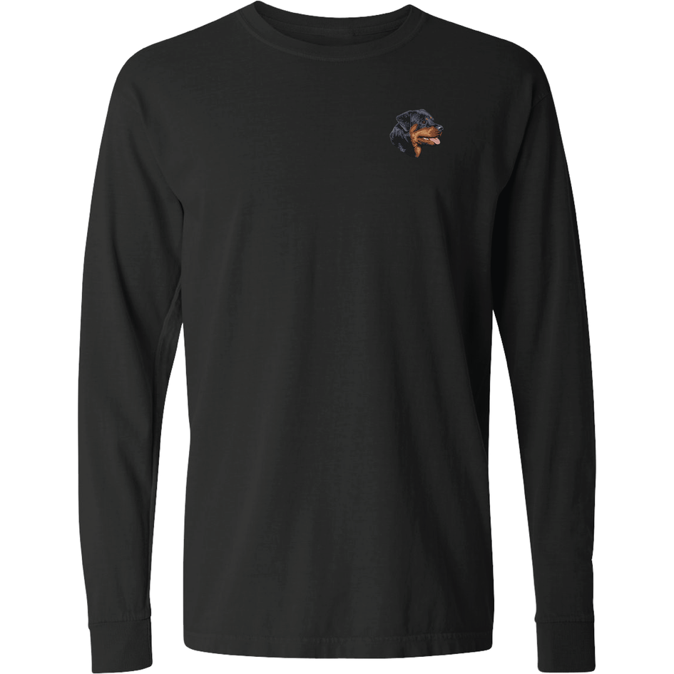 Rottweiler Embroidered Classic Long Sleeve Shirt