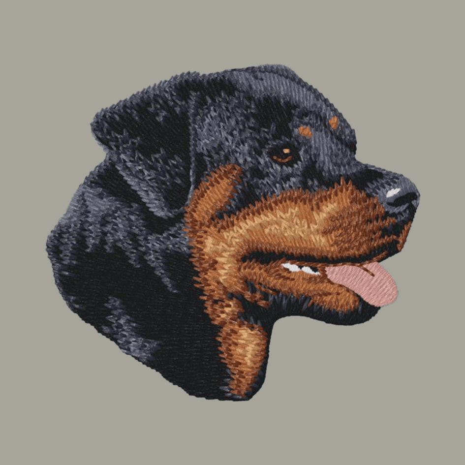 Rottweiler Embroidered Classic Long Sleeve Shirt